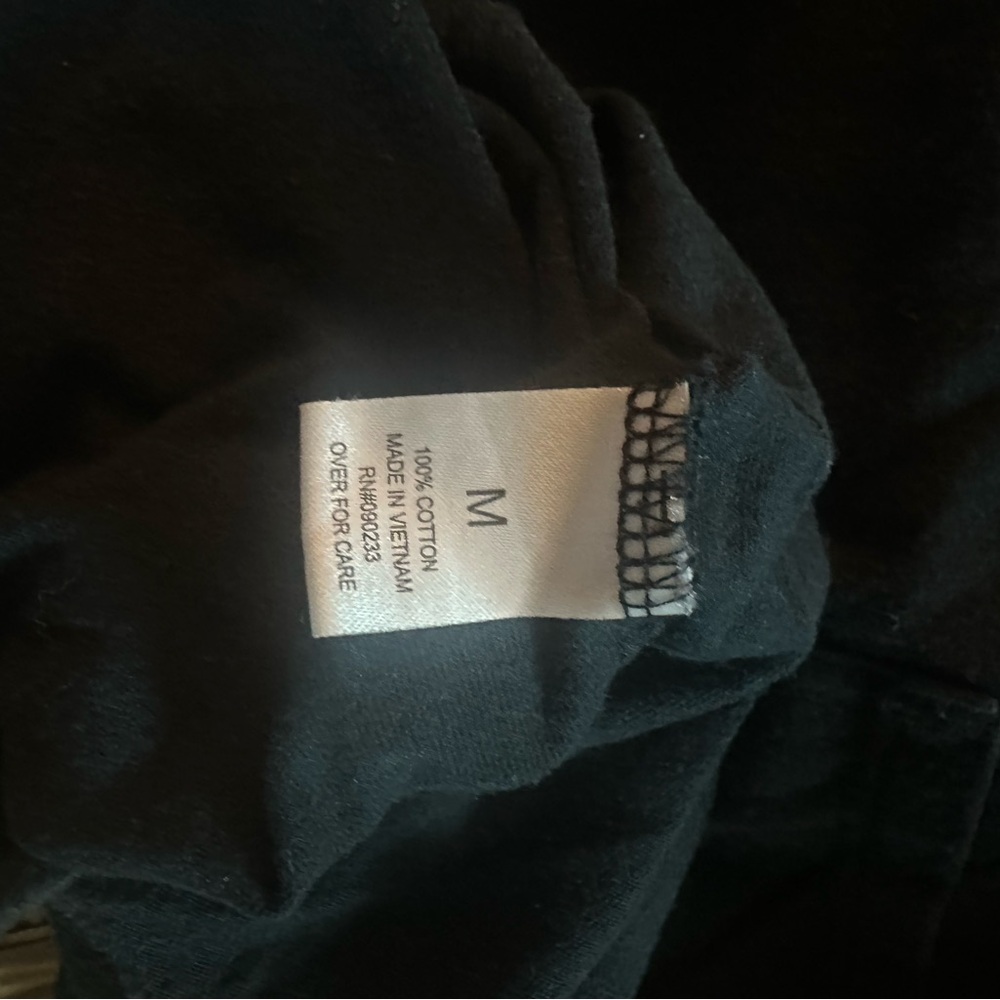 PacSun Basic Tee with Striped Collar 100% Cotton Size M - Picture 4 of 4